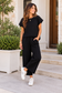 **MORE COLORS** Quilted Cropped Pant Lounge Set