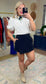 Proper Privileges Ruffle Neck Blouse