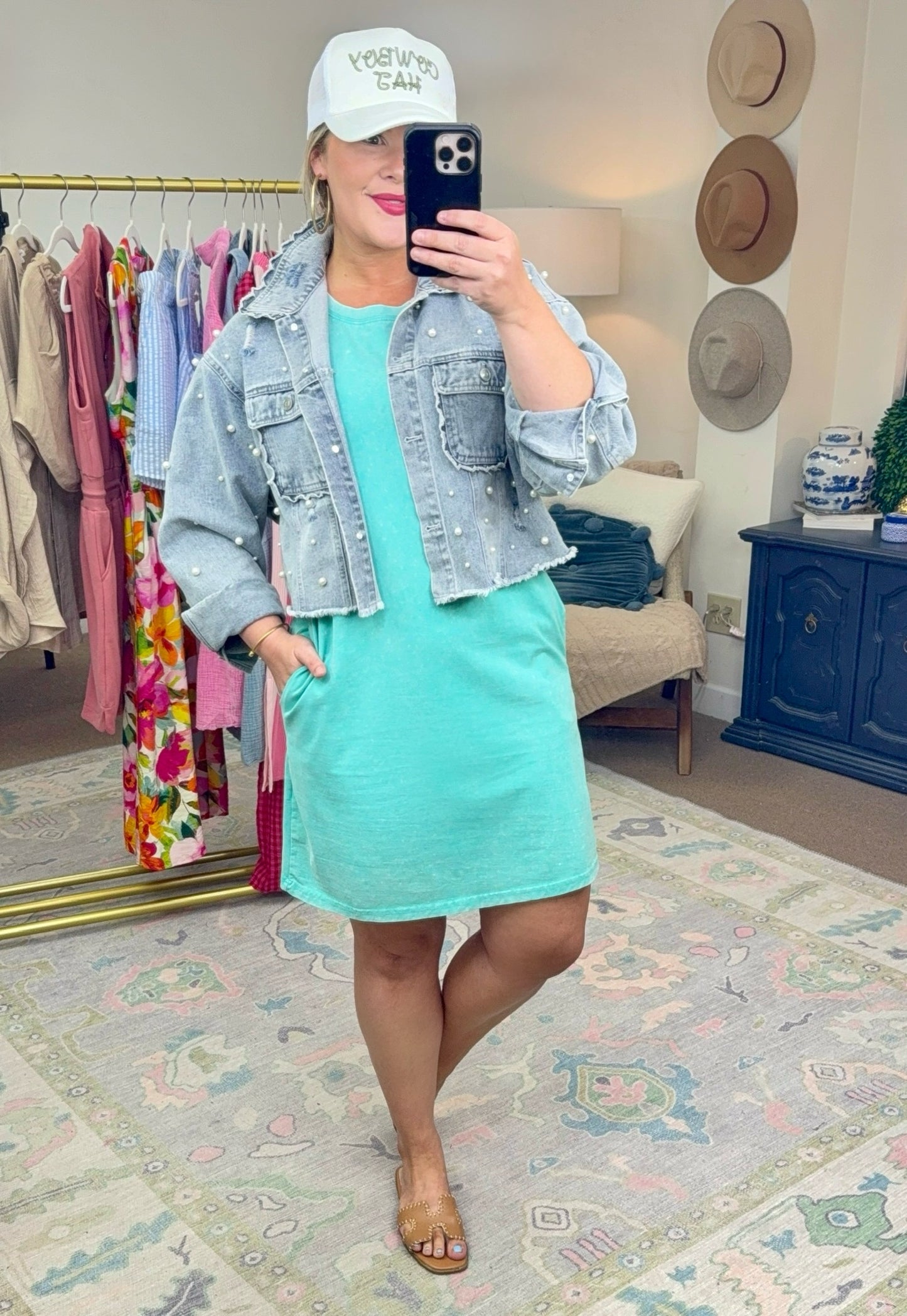 Before You Know It Mineral Wash Dress