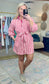 Mostly You Stripe Sash Waist Shirt Dress