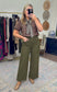 Wildly Appropriate Tie Neck Leopard Blouse