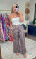 Wild Card Wide Leg Leopard Print Pants