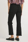 High Standards Black Mid-Rise Boot Cut Cropped Jeans