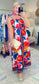 Rio Retreat Floral Print Maxi Dress