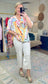 Easy Street Swirl Print Kaftan Blouse