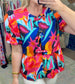 Where There’s Love Printed Bow Blouse