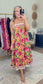 TCEC: Rosie Posie Printed Poplin Midi Dress