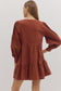 Amber Skies Pintuck Dress
