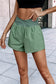 Crossover Waist Athletic Shorts