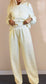 Kind Heart Textured Puff Sleeve Lounge Set