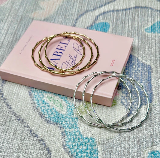 Natural Beauty Bamboo Bangle Set