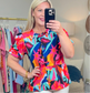 Where There’s Love Printed Bow Blouse