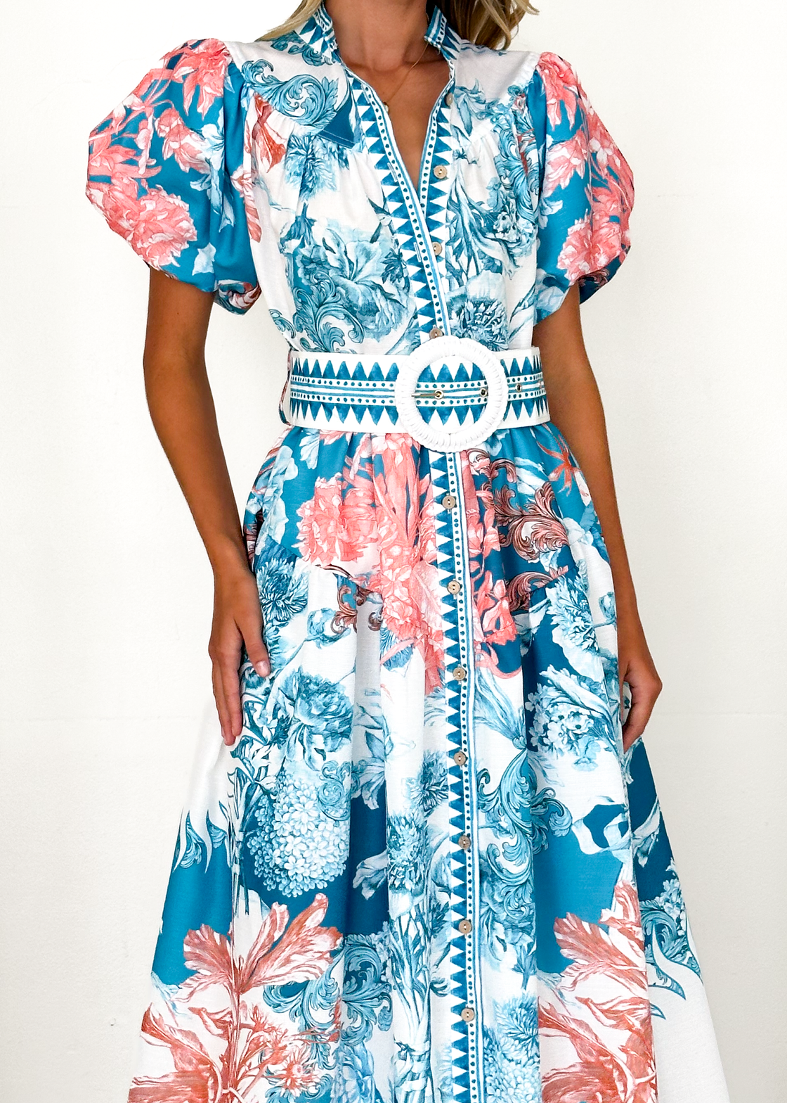 Sweet Serenade Belted Maxi Dress