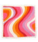 Sherbert Swirl Abstract Silk Neck Scarf