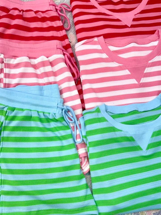 Cozy Cure Puff Sleeve Short Set