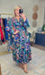 Fairytale Love Print Midi Dress