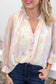 Pastel Frill Flounce Blouse