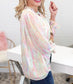 Pastel Frill Flounce Blouse