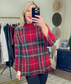 Family Tradition Plaid Mock Neck Sweater