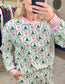 Silent Night Christmas Tree Pajama Set