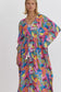 Island Time Print Batwing Dress