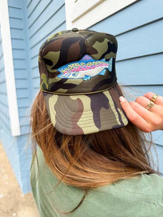 Hook & Reel Trout Trucker Hat
