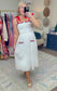 Amazing Grace Stripe Contrast Midi Dress