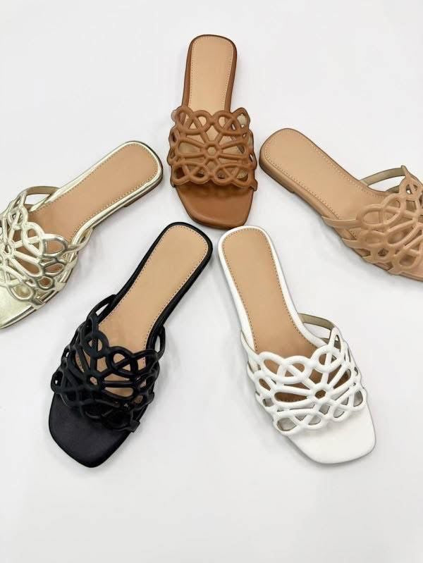 Lotus & Leisure Square-Toe Sandals