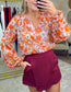 Among the Wildflowers Retro Print Blouse