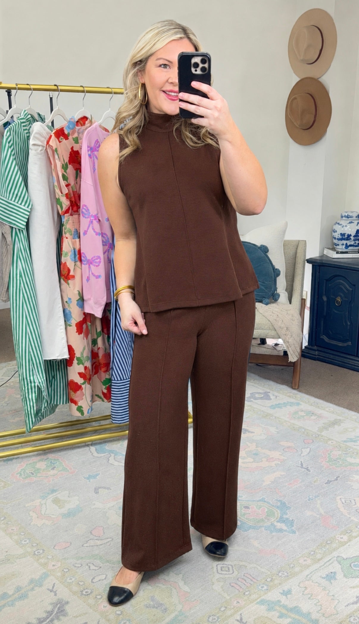 **MORE COLORS** Effortless Edit Brushed Modal Scuba Top