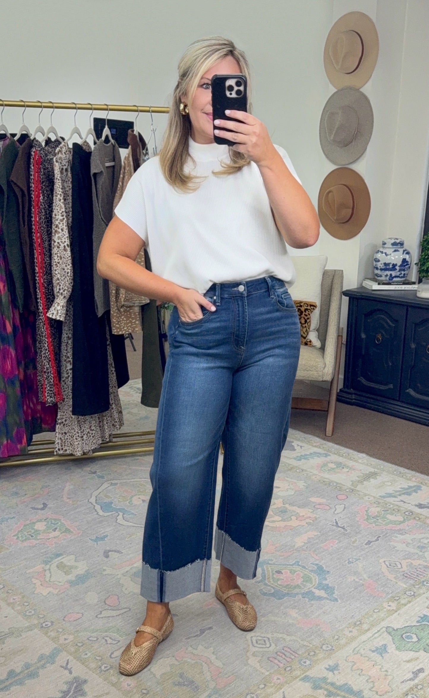 Keep It Real Mock Neck Top