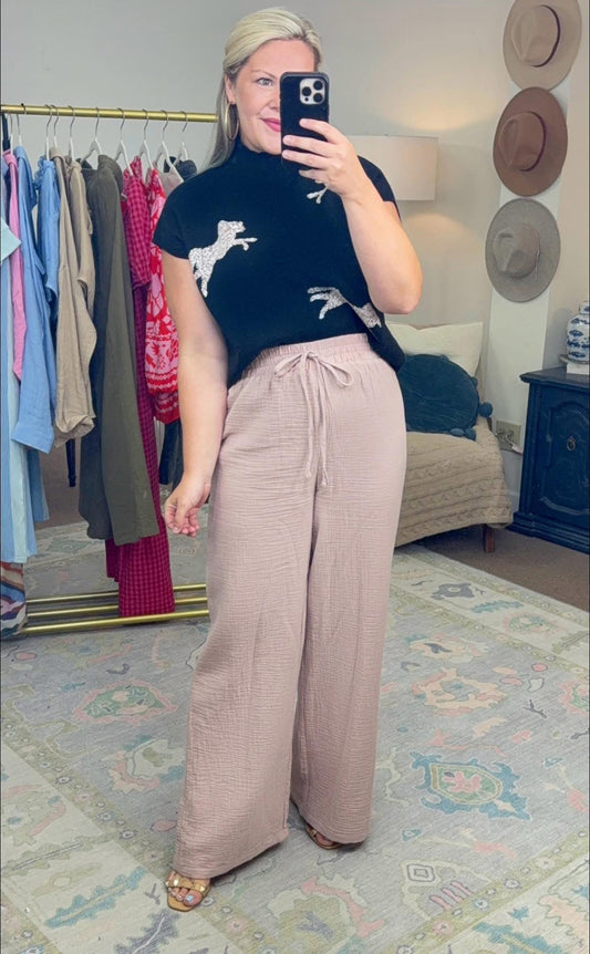 Concrete Jungle Cheetah Print Knit Top