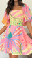 Color Your World Belted Mini Dress