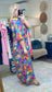 Island Time Print Batwing Dress