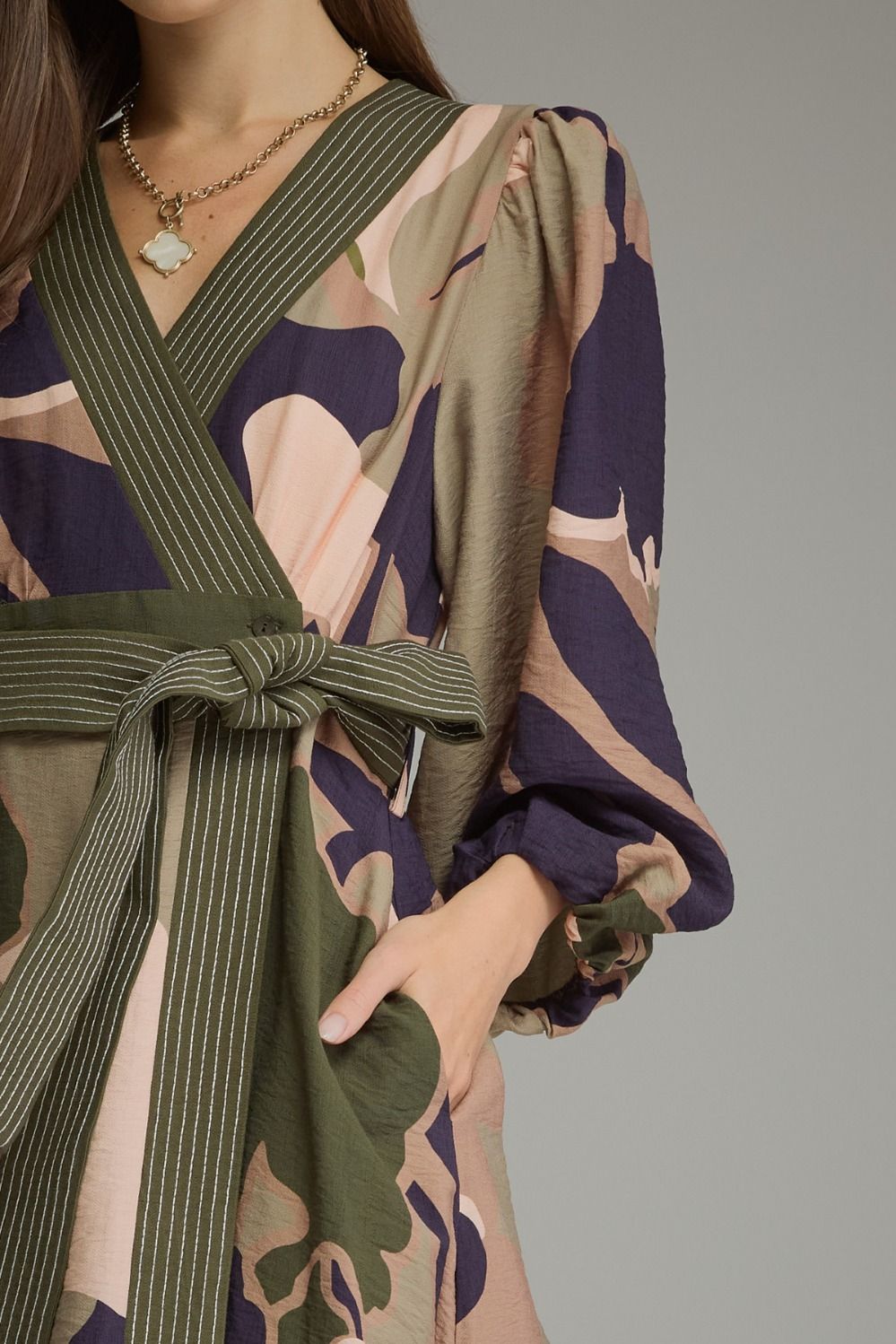 Picasso Perfection Print Midi Dress