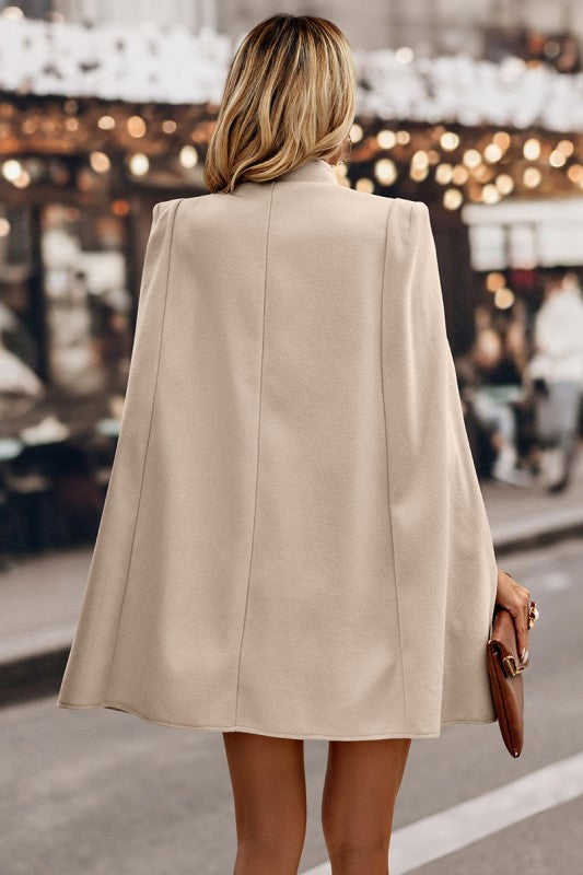 **MORE COLORS** Upper East Side Double Breasted Cape Coat