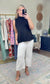 Effortless Edit Brushed Modal Scuba Top