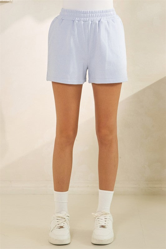 **MORE COLORS** Weekend Wind Down Stripe Pull On Shorts