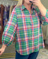 Rustic Charm Plaid Tunic Top