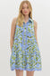 **MORE COLORS** Mod About You Watercolor Printed Scallop Dress