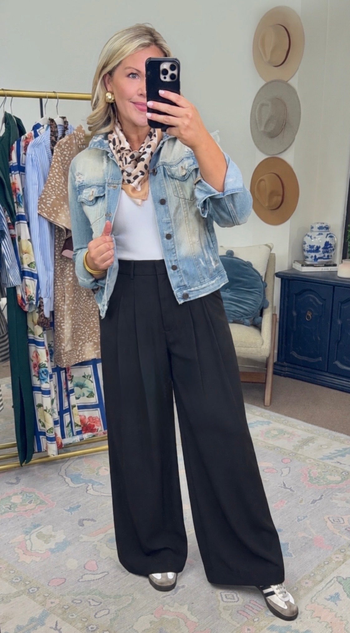 Back to Business Wide Leg Trousers