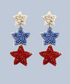 Beaded Star Stack Earrings
