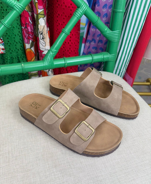 California Girl Double Buckle Sandal