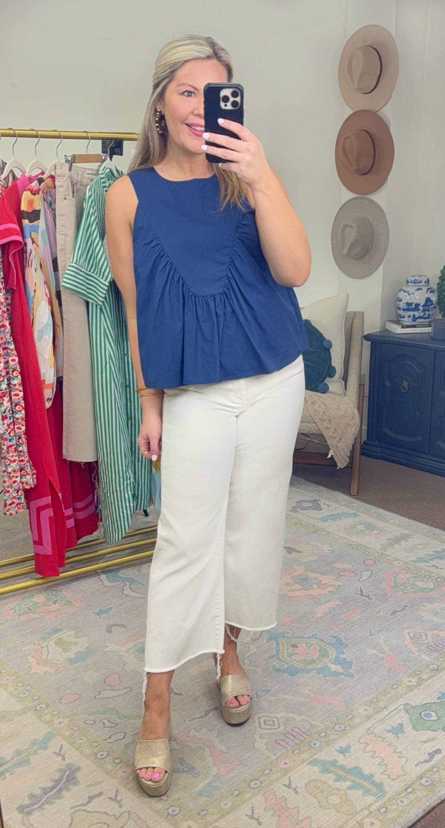 Meant To Be Poplin Blouse