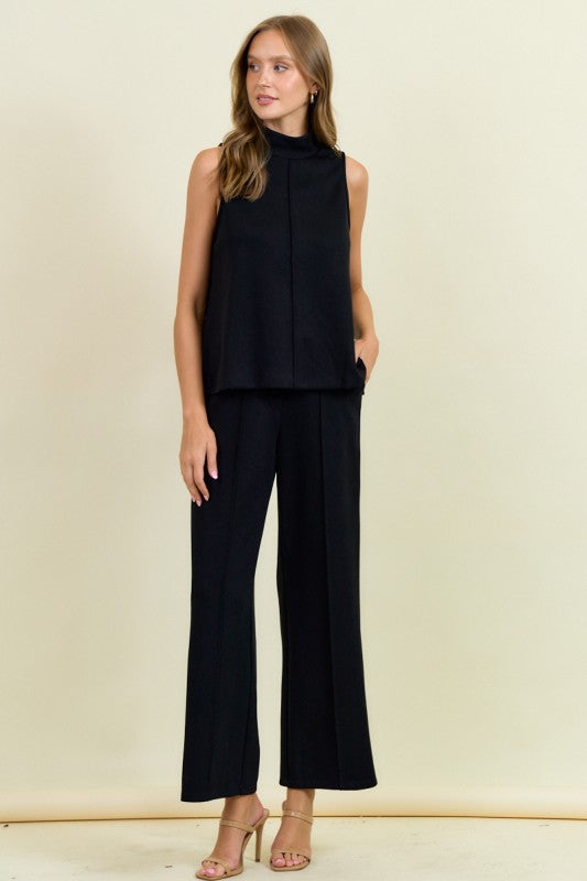 Effortless Edit Brushed Modal Scuba Top