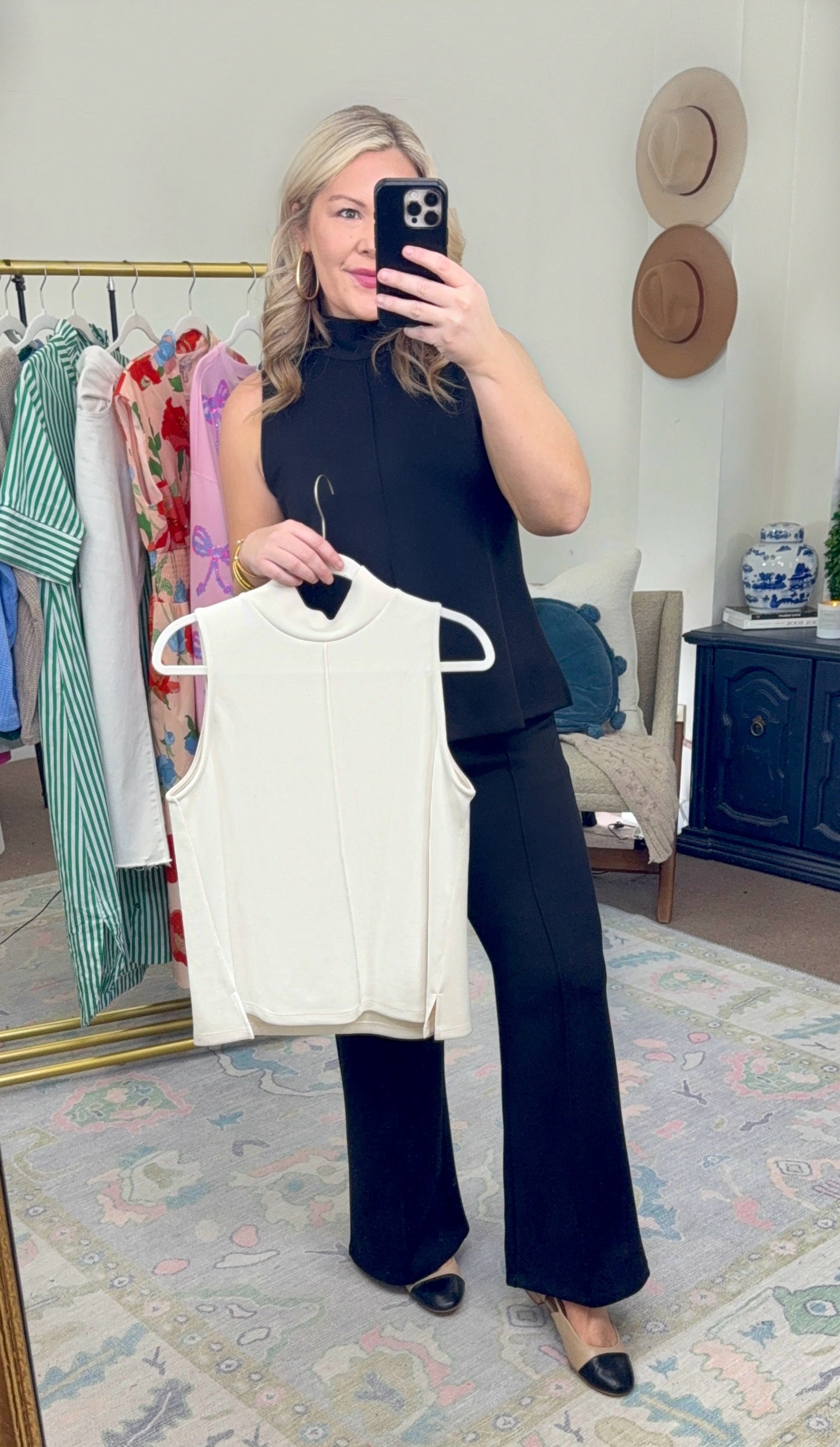 Effortless Edit Brushed Modal Scuba Top