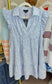 Always On Time Tiered Embroidered Dress