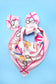 Everything Nice Bow Print Silk Neck Scarf