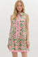 **MORE COLORS** Mod About You Watercolor Printed Scallop Dress