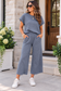**MORE COLORS** Quilted Cropped Pant Lounge Set